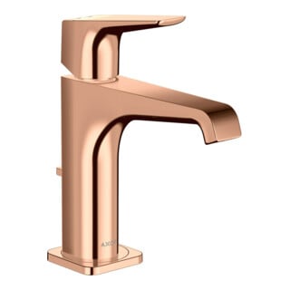 hansgrohe Mitigeur monocommande lavabo 130 Axor Citterio E A 143 mm, avec tirette, poli or rose