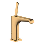 hansgrohe Mitigeur monocommande lavabo 130 Axor Citterio E A 143mm, avec poignée à broche, tirette de vidage, chromé brillant