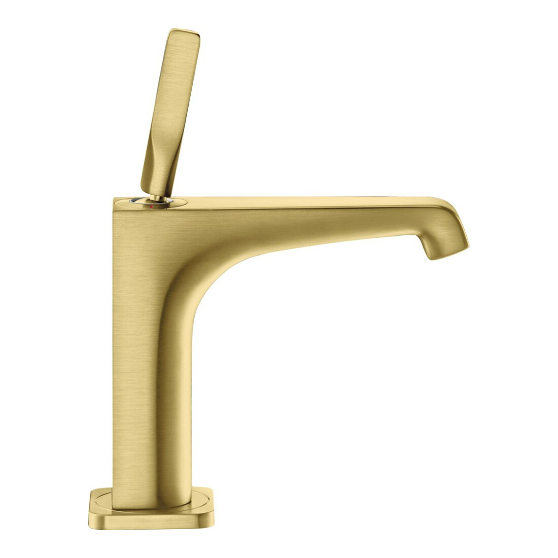 hansgrohe Mitigeur monocommande lavabo 130 Axor Citterio E A 143mm, avec poignée à broche, tirette de vidage, chromé brillant