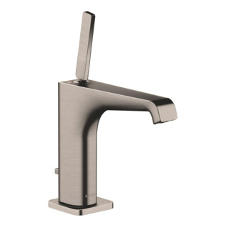 hansgrohe Mitigeur monocommande lavabo 130 Axor Citterio E A 143mm, avec poignée à goupille, tirette, chromé
