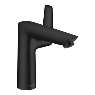 hansgrohe Mitigeur monocommande lavabo 150 Talis E avec garniture de vidage à tige, noir mat