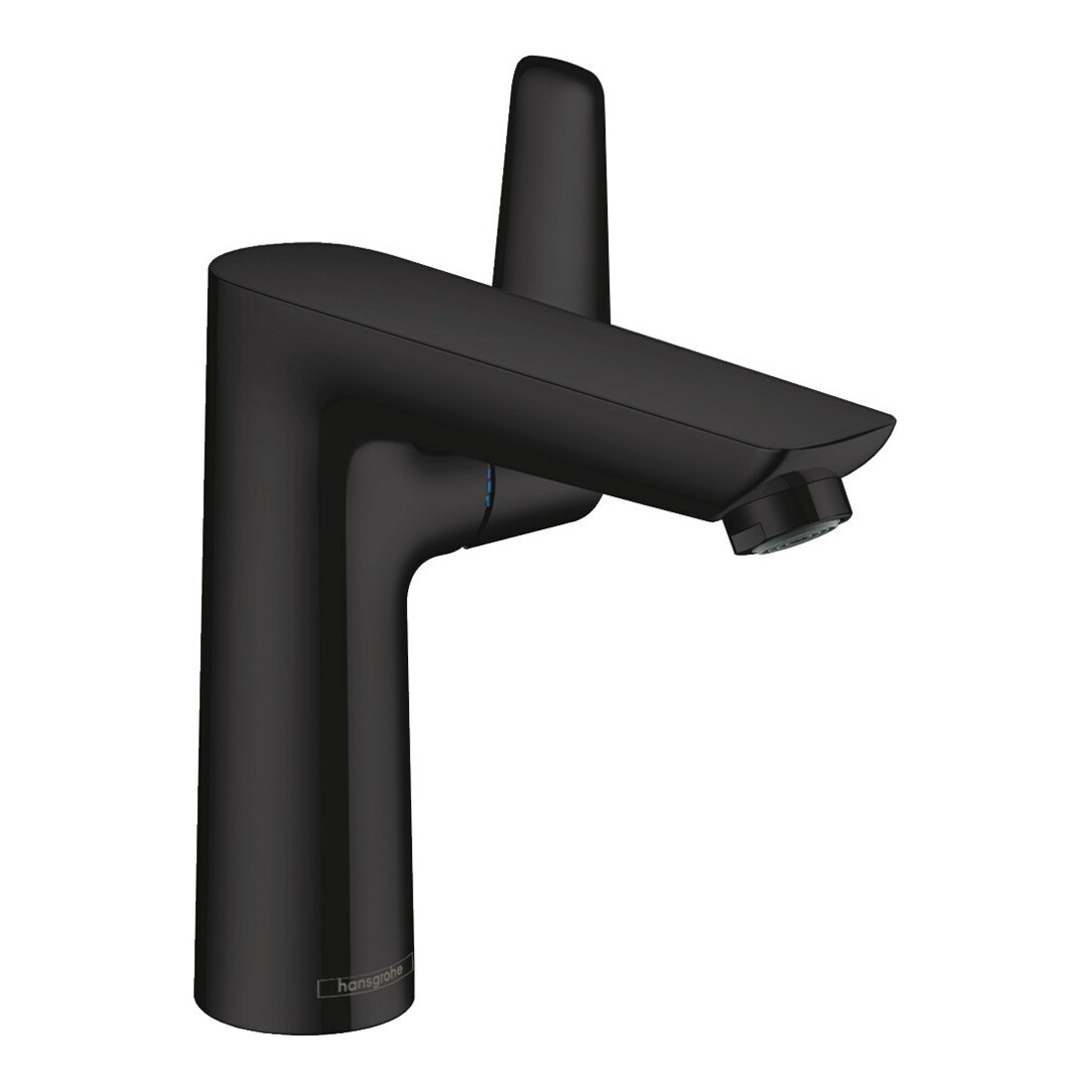hansgrohe Mitigeur monocommande lavabo 150 Talis E avec garniture de vidage à tige, noir mat
