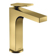 hansgrohe Mitigeur monocommande lavabo 160 Axor Citterio A 143mm, HG, sans vidage, Rs, finition or pâle opt
