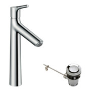 hansgrohe Mitigeur monocommande lavabo 190 Talis S avec vidage à tirette, chrome-3