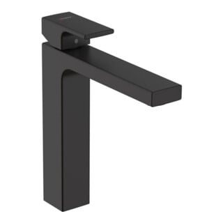 hansgrohe Mitigeur monocommande lavabo 190 Vernis Shape avec vidage à tirette, noir mat