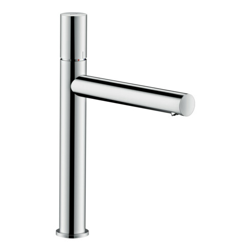 hansgrohe Mitigeur monocommande lavabo 200 Axor Uno A 198 mm, sans garniture de vidage, avec ZeroGr, chrome