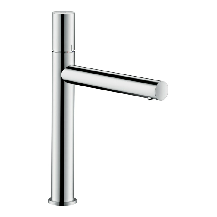 hansgrohe Mitigeur monocommande lavabo 200 Axor Uno A 198 mm, sans garniture de vidage, avec ZeroGr, chrome