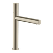 hansgrohe Mitigeur monocommande lavabo 200 Axor Uno A 198 mm, sans vidage, avec poignée, inox brossé-3