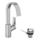 hansgrohe Mitigeur monocommande lavabo 210 Vivenis avec bec pivotant, tirette, chrome-4