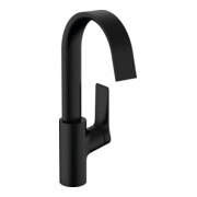hansgrohe Mitigeur monocommande lavabo 210 Vivenis avec bec pivotant, tirette, noir mat