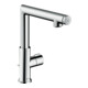 hansgrohe Mitigeur monocommande lavabo 220 Axor Uno Sel. A 160mm, avec tirette, inox brossé-1