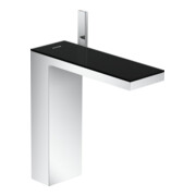 hansgrohe Mitigeur monocommande lavabo 230 Axor MyEdition A 196 mm, avec vidage, avec plaque, chrome/noir mat