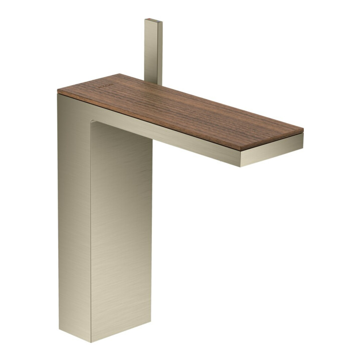 hansgrohe Mitigeur monocommande lavabo 230 Axor MyEdition A 196 mm, avec vidage poussoir, sans plaque, nickel brossé