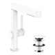 hansgrohe Mitigeur monocommande lavabo 230 Finoris avec bec extractible 2 jets, vidage poussoir, blanc mat-3