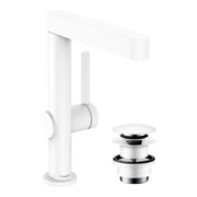 hansgrohe Mitigeur monocommande lavabo 230 Finoris avec bec pivotant, vidage push-open, blanc mat-3