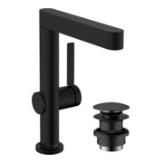 hansgrohe Mitigeur monocommande lavabo 230 Finoris avec bec pivotant, vidage push-open, noir mat-3