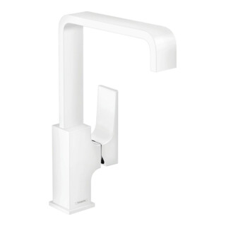 hansgrohe Mitigeur monocommande lavabo 230 Metropol m HG, poussoir, bec 165 mm, m-blanc