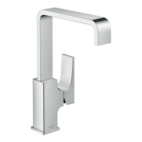 hansgrohe Mitigeur monocommande lavabo 230 Metropol m HG, poussoir-op, bec 165 mm, chromé
