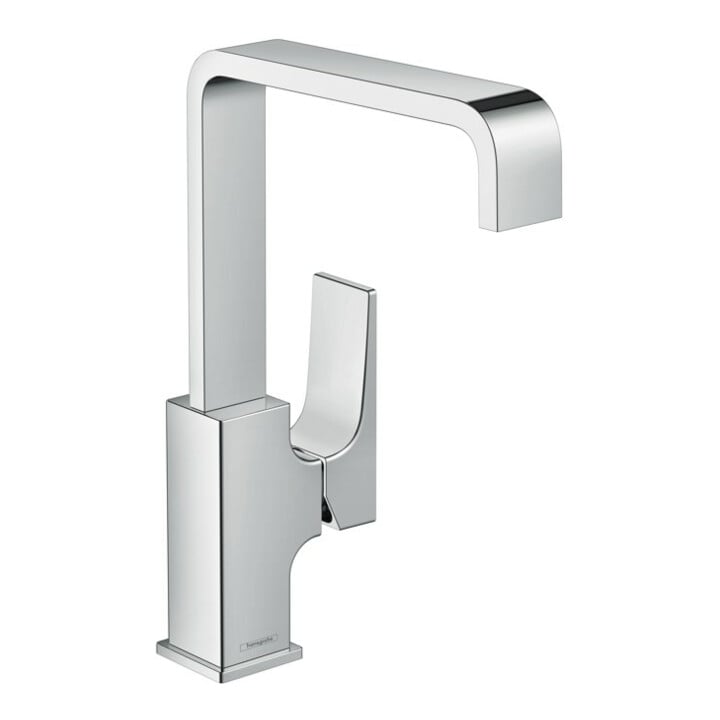 hansgrohe Mitigeur monocommande lavabo 230 Metropol m HG, poussoir-op, bec 165 mm, chromé