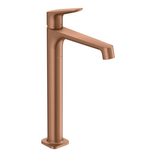 hansgrohe Mitigeur monocommande lavabo 250 Axor Citterio M A 170 mm, sans garniture, brossé acier inoxydable
