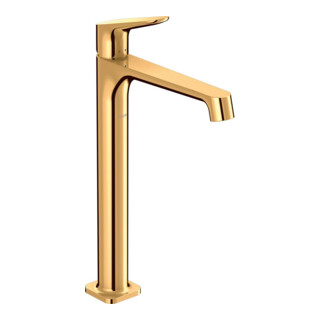 hansgrohe Mitigeur monocommande lavabo 250 Axor Citterio M A 170 mm, sans garniture, or poli optique