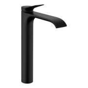 hansgrohe Mitigeur monocommande lavabo 250 Vivenis avec garniture de vidage à tige, noir mat