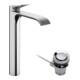 hansgrohe Mitigeur monocommande lavabo 250 Vivenis avec vidage à tige, chrome-4