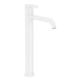 hansgrohe Mitigeur monocommande lavabo 260 Axor One A 180mm, vidage non verrouillable, blanc mat