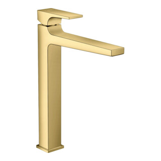 hansgrohe Mitigeur monocommande lavabo 260 Metropol m HG, vidage poussoir, A 204 mm, or poli optique