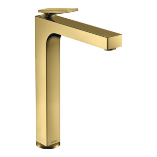 hansgrohe Mitigeur monocommande lavabo 280 Axor Citterio A 200mm, HG, sans vidage, Rs, finition or poli opt