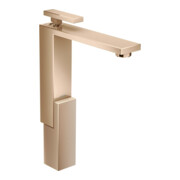 hansgrohe Mitigeur monocommande lavabo 280 Axor Edge bec 180 mm, diamanté, or rouge poli