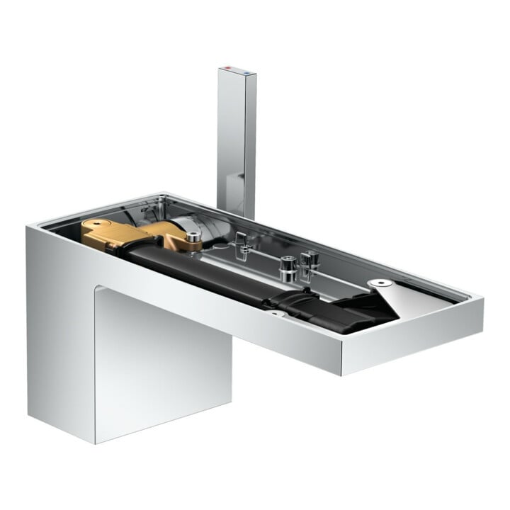 hansgrohe Mitigeur monocommande lavabo 70 Axor MyEdition A 151 mm, avec vidage poussoir, sans plaque, chrome