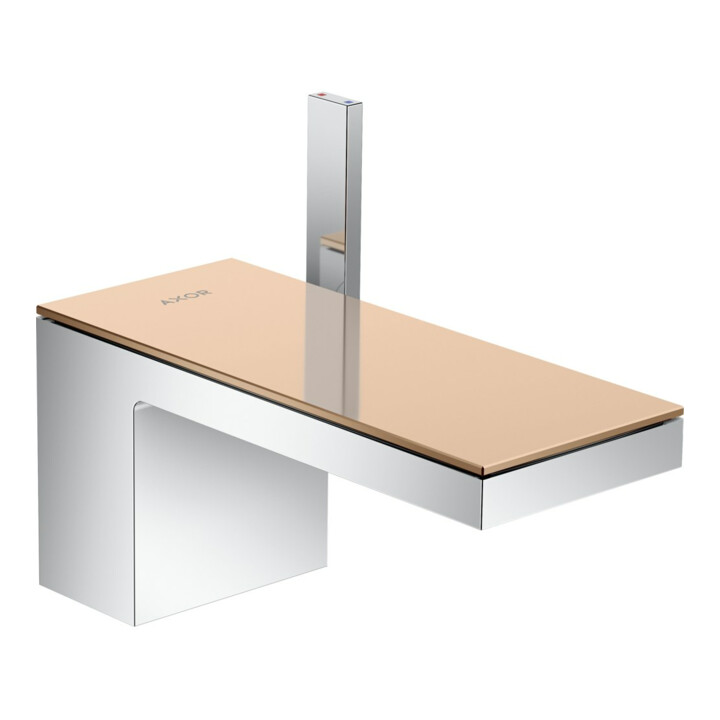 hansgrohe Mitigeur monocommande lavabo 70 Axor MyEdition A 151 mm, avec vidage poussoir, sans plaque, chrome