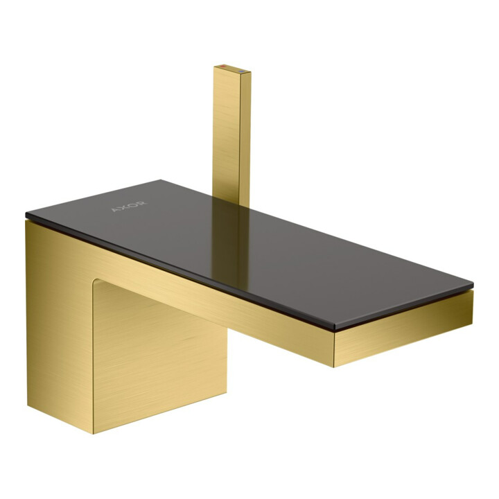 hansgrohe Mitigeur monocommande lavabo 70 Axor MyEdition A 151 mm, avec vidage poussoir, sans plaque, finition or optique