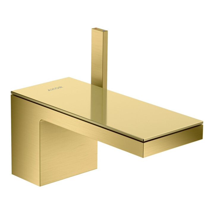 hansgrohe Mitigeur monocommande lavabo 70 Axor MyEdition A 151 mm, avec vidage poussoir, sans plaque, finition or optique