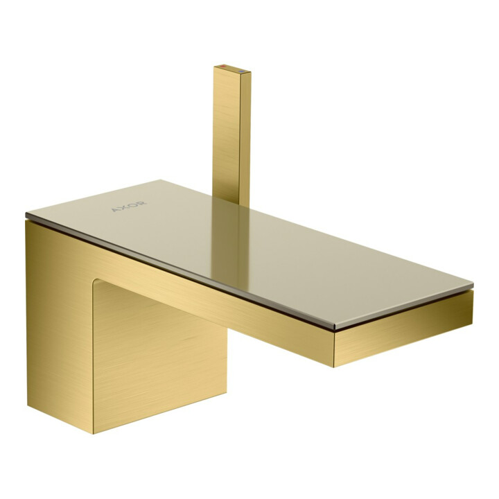 hansgrohe Mitigeur monocommande lavabo 70 Axor MyEdition A 151 mm, avec vidage poussoir, sans plaque, finition or optique