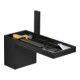 hansgrohe Mitigeur monocommande lavabo 70 Axor MyEdition A 151 mm, avec vidage poussoir, sans plaque, mat noir-1