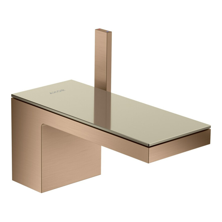 hansgrohe Mitigeur monocommande lavabo 70 Axor MyEdition A 151 mm, avec vidage push-open, sans plaque, finition or rouge