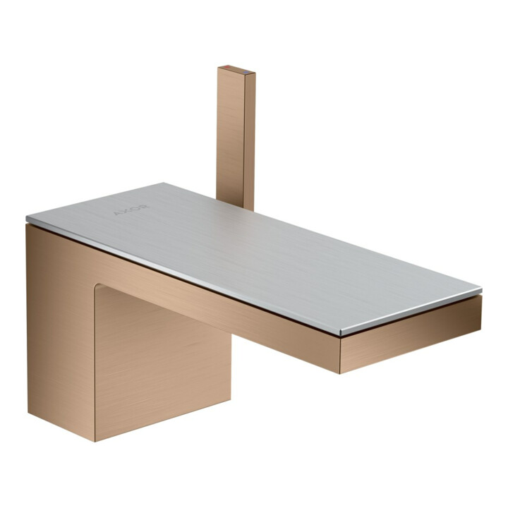 hansgrohe Mitigeur monocommande lavabo 70 Axor MyEdition A 151 mm, avec vidage push-open, sans plaque, finition or rouge