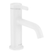 hansgrohe Mitigeur monocommande lavabo 70 Axor One A 130mm, vidage libre, blanc mat