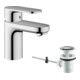 hansgrohe Mitigeur monocommande lavabo 70 Vernis Blend avec garniture de vidage à tirette, chrome