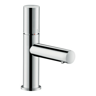 hansgrohe Mitigeur monocommande lavabo 80 Axor Uno A 108mm, avec poignée, sans vidage, inox brossé