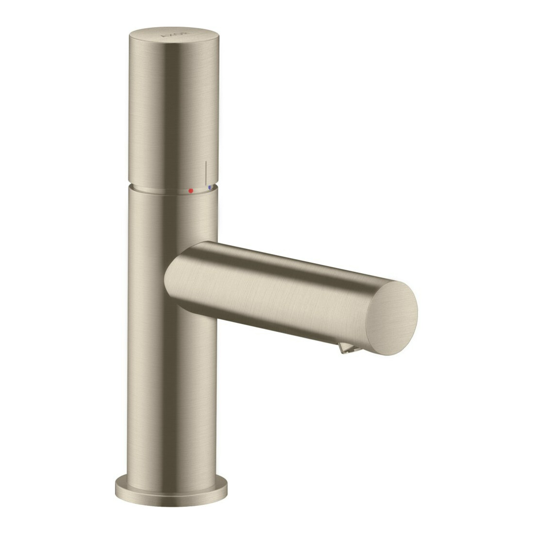 hansgrohe Mitigeur monocommande lavabo 80 Axor Uno A 108mm, avec poignée, sans vidage, inox brossé