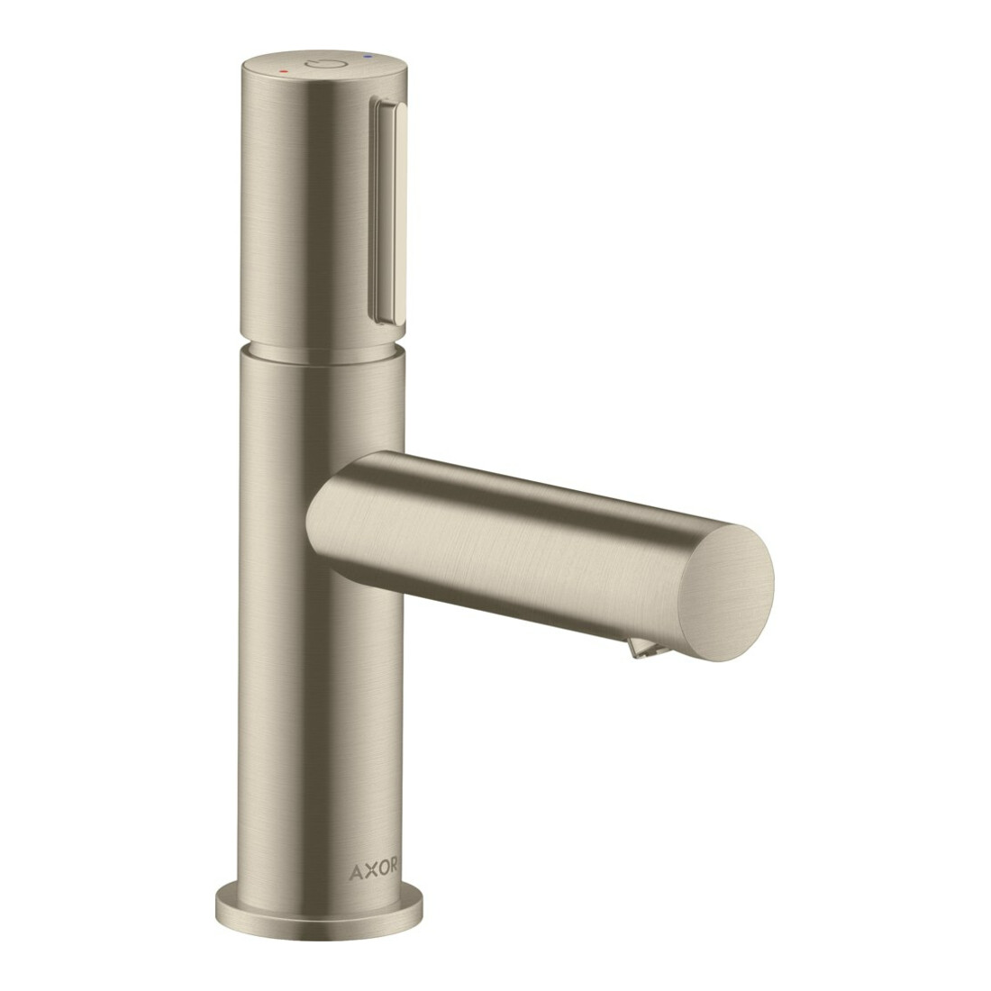 hansgrohe Mitigeur monocommande lavabo 80 Axor Uno Sel. A 108mm, sans garniture, nickel brossé