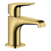 hansgrohe Mitigeur monocommande lavabo 90 Axor Citterio E A 135mm, sans vidage, poli or brillant