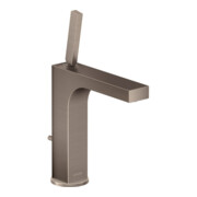 hansgrohe Mitigeur monocommande lavabo Axor Citterio 160 A 141mm, avec poignée à broche, tirette, chromé mat
