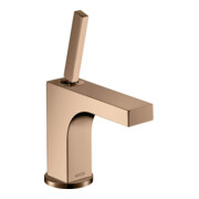 hansgrohe Mitigeur monocommande lavabo Axor Citterio 90 A 110 mm, avec poignée à goupille, tirette, pour lavabo