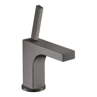 hansgrohe Mitigeur monocommande lavabo Axor Citterio 90 A 110mm, avec poignée à bouton, tirette, pour lavabo