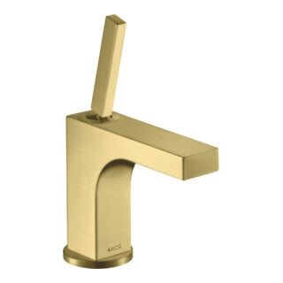 hansgrohe Mitigeur monocommande lavabo Axor Citterio 90 A 110mm, avec poignée à tige, tirette, pour HWB