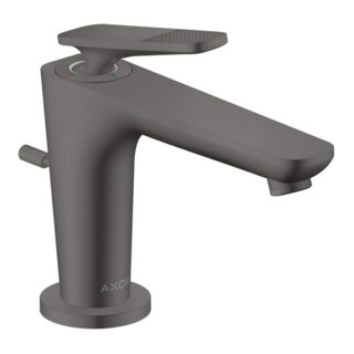 hansgrohe Mitigeur monocommande lavabo Axor Citterio C CoolSt coupe cubique, H 128 mm, tirette de vidage
